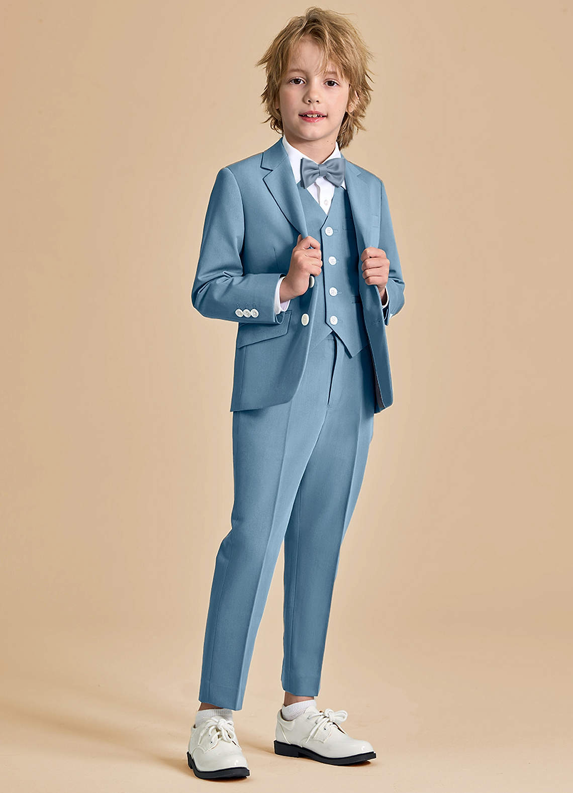 front Oliver Jungen Hellblau 5-teiliger Anzug