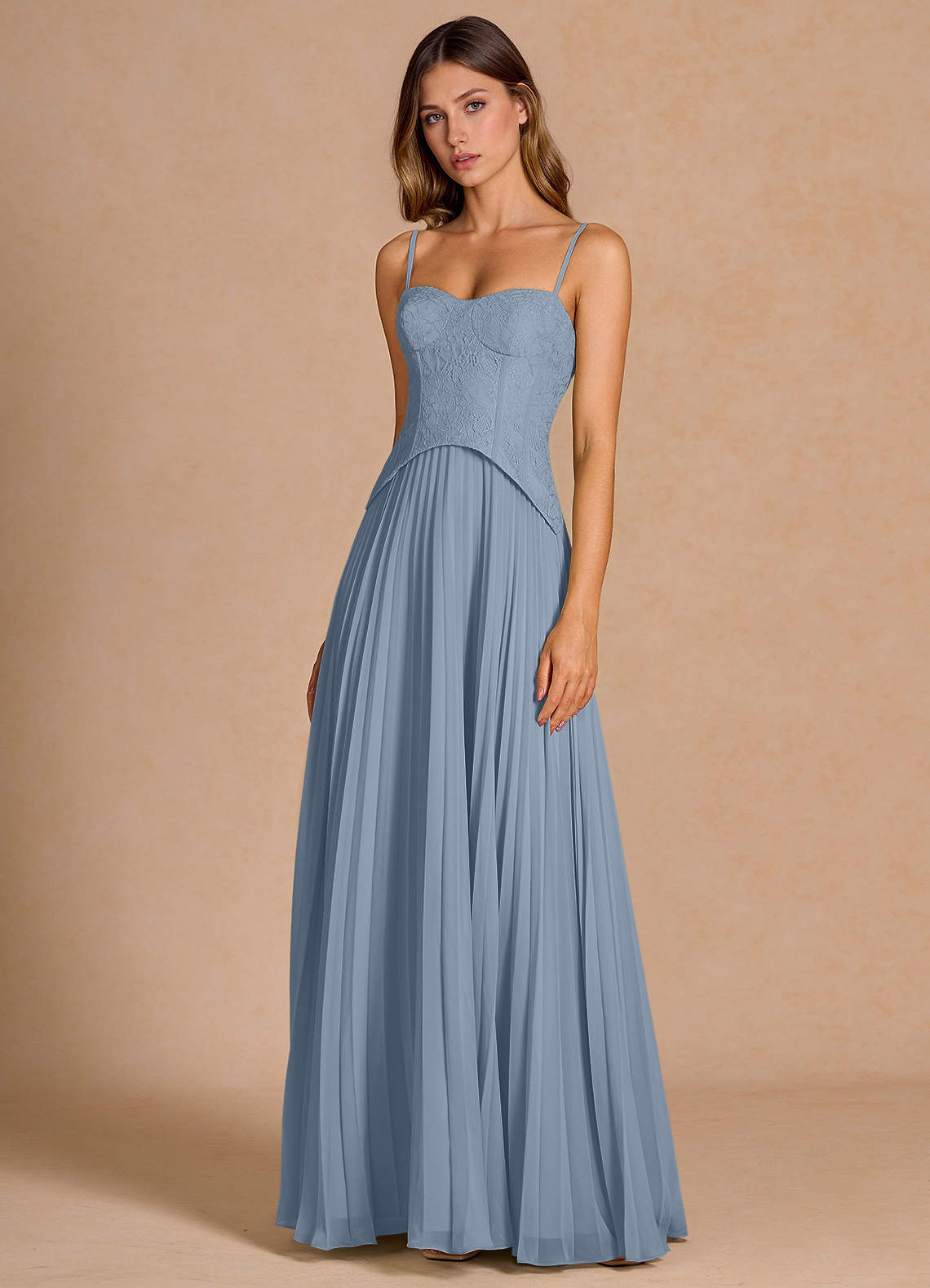 Daphine Powder Blue Maxi Dress Ready to Ship | Azazie