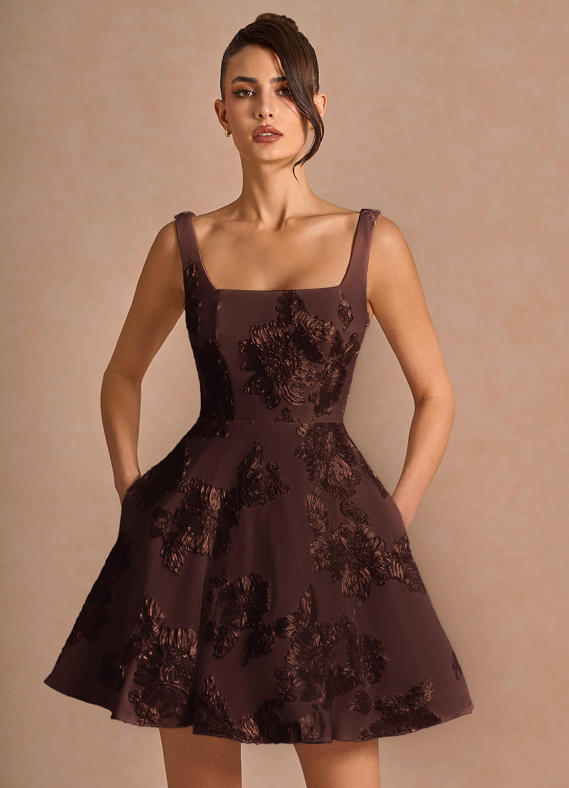 cute lace dresses Cute Lace Short Homecoming Dress Cocktail Party Dress,WD114 – winkbridal main image 1