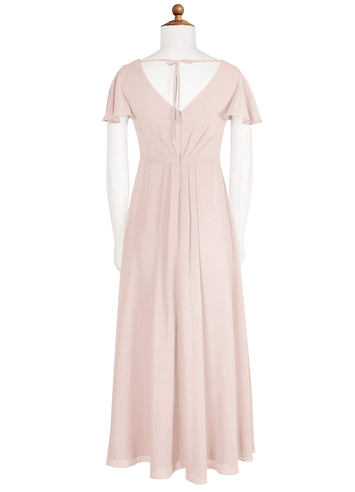 Azazie Peony Junior Ready to Ship Bridesmaid Dress in Rose Petal | Azazie