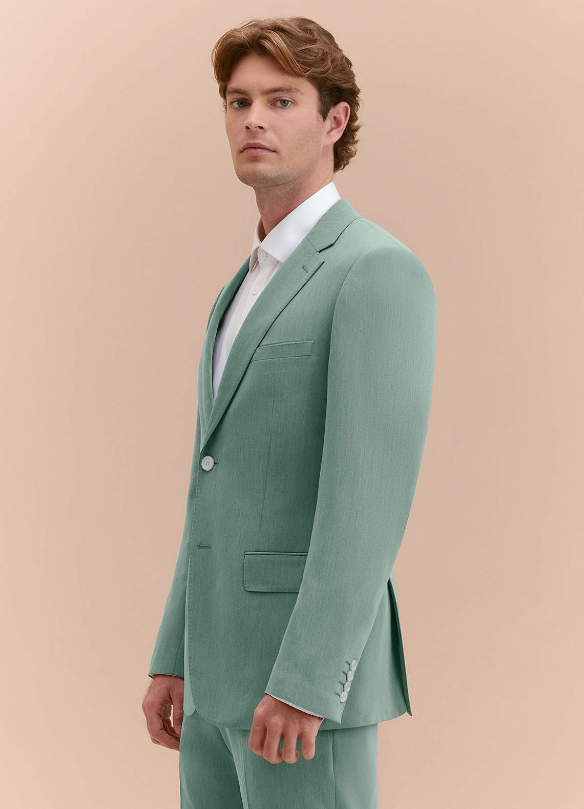 front William Matcha Comfort Blend  Suit Jacket