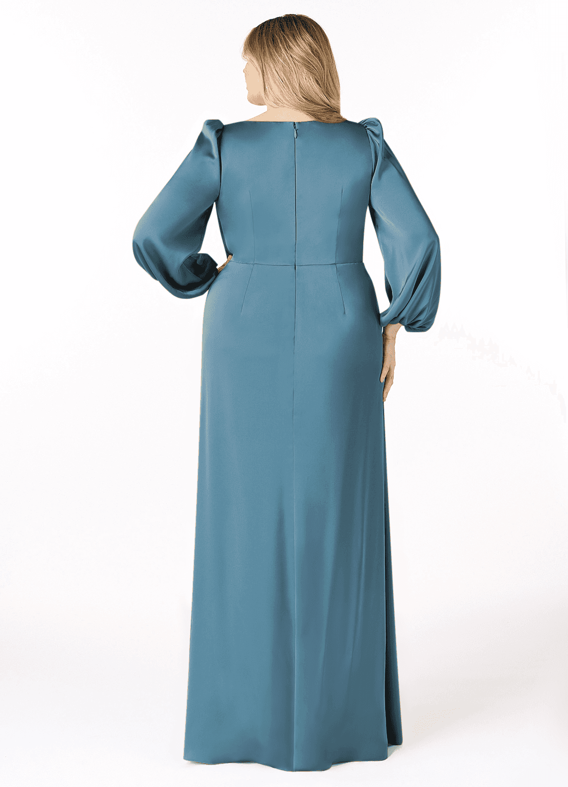 Blue Floral Dress Dusty Blue Maxi Dress With Sleeves Azazie Mel Bermuda  Bridesmaid Dresses Azazie