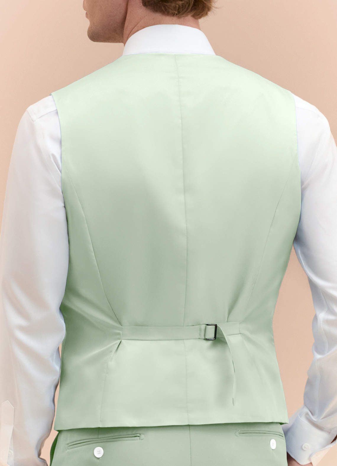 front James Vert Sauge Gilet de costume