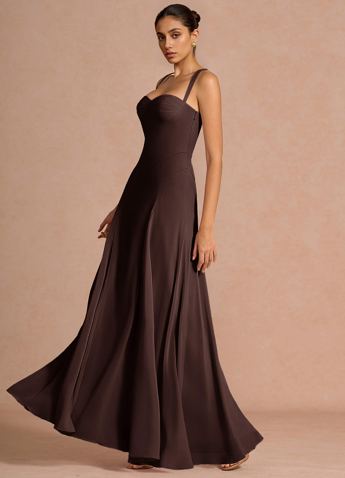 truffle brown bridesmaid dresses Brown Bridesmaid Dresses
