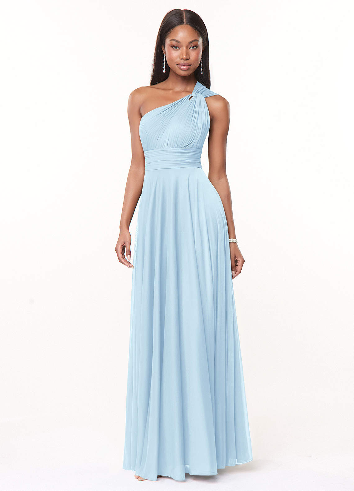 Sky Blue Azazie Charlize Bridesmaid Dresses | Azazie