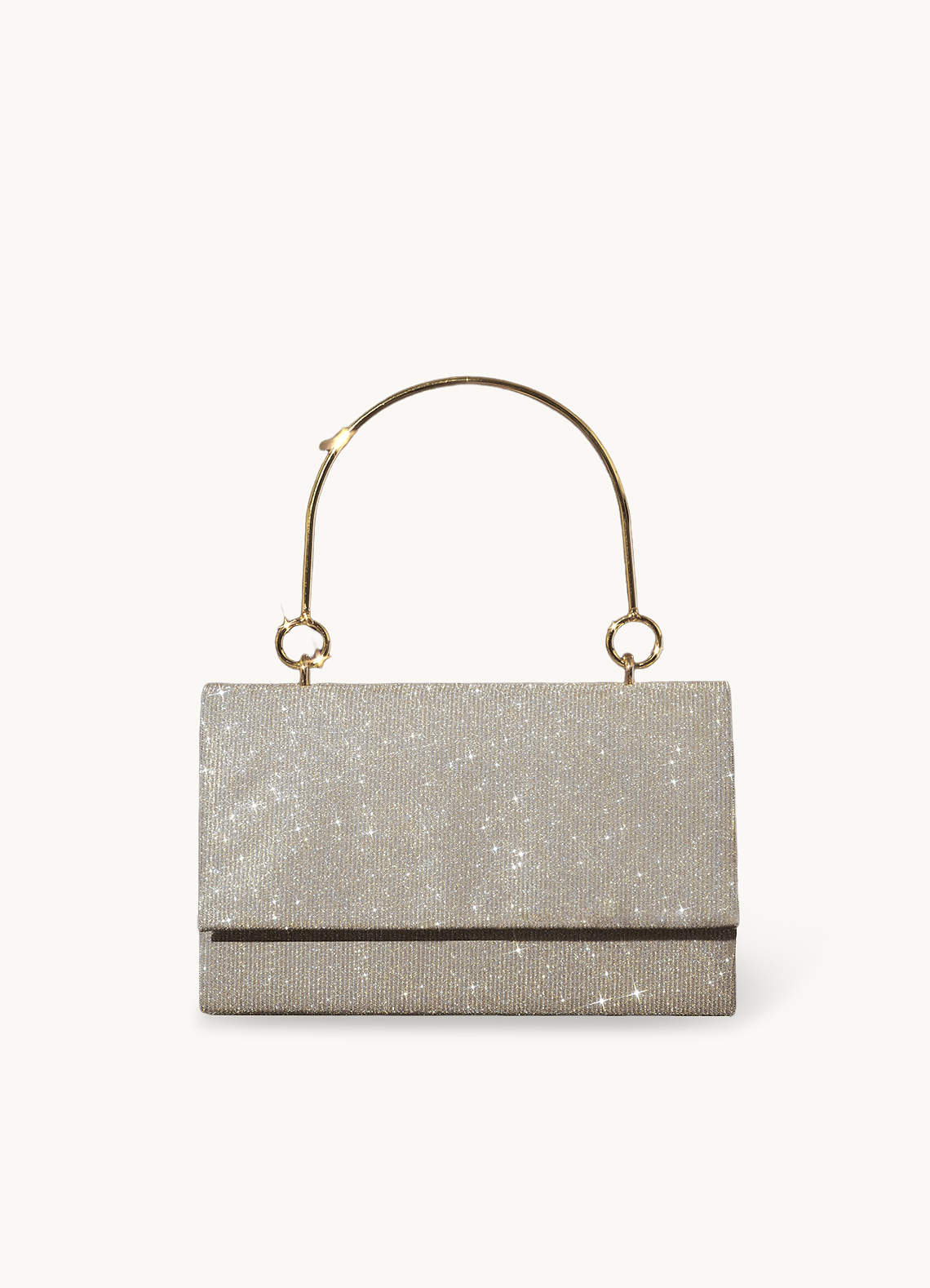 front Tote Glitter Evening Handbag