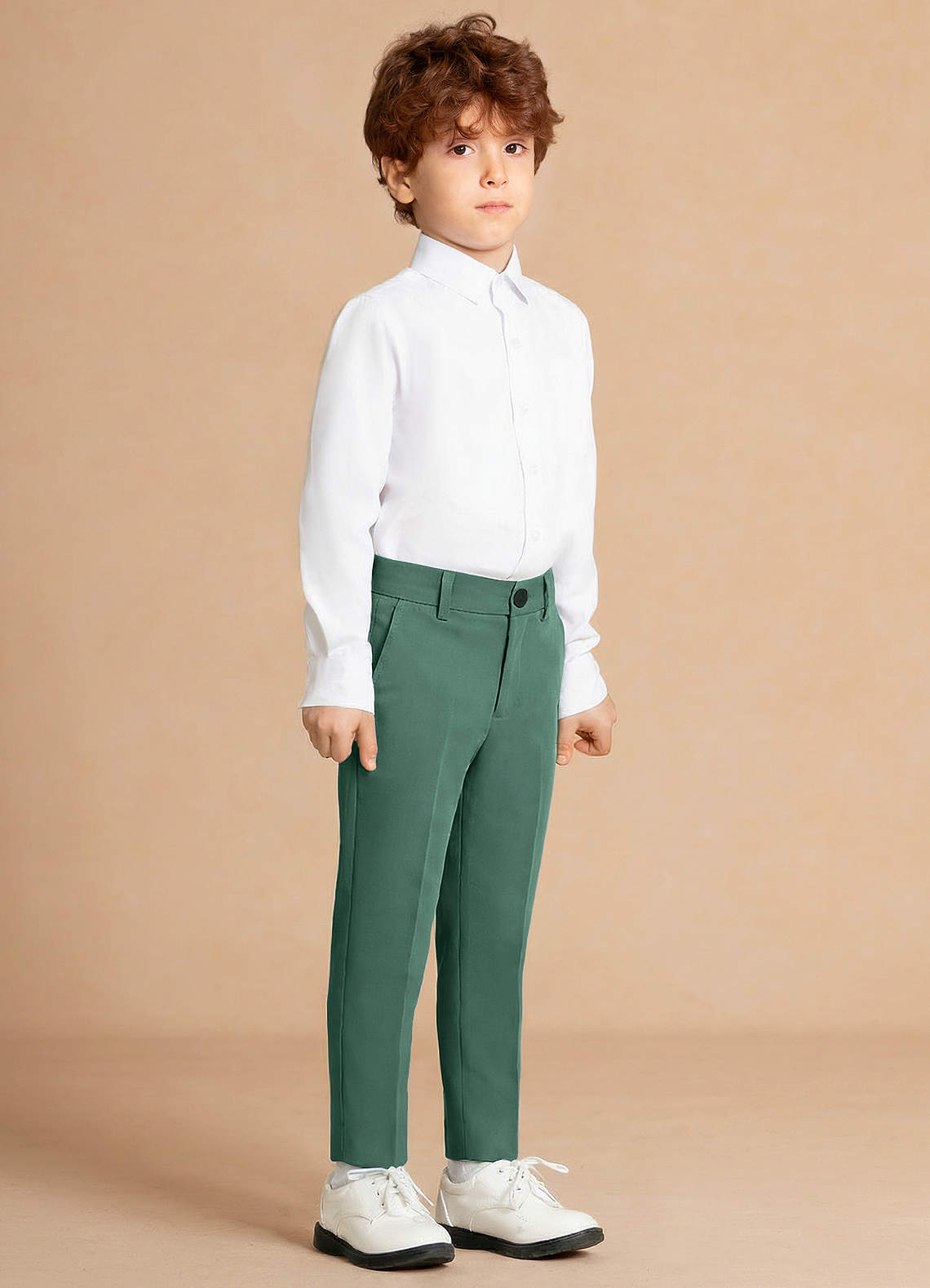 front Finn Eucalyptus Boy Pants