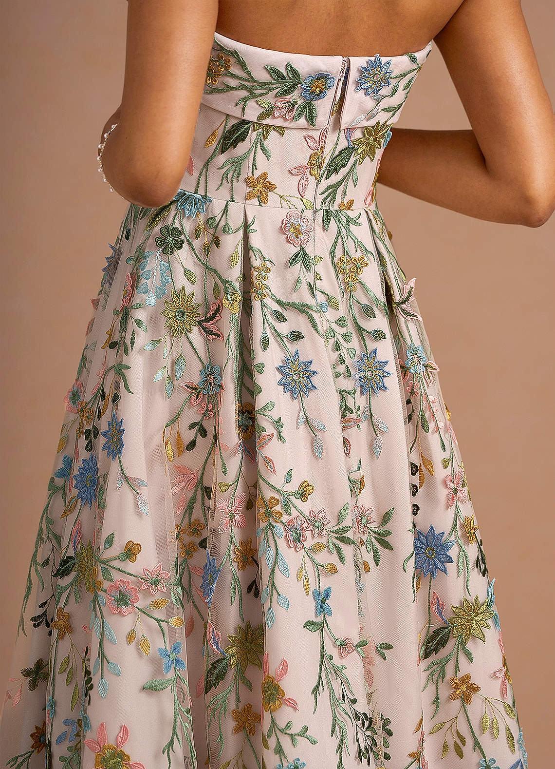 Evangeline Blush Pink Multi Maxi Dress image5