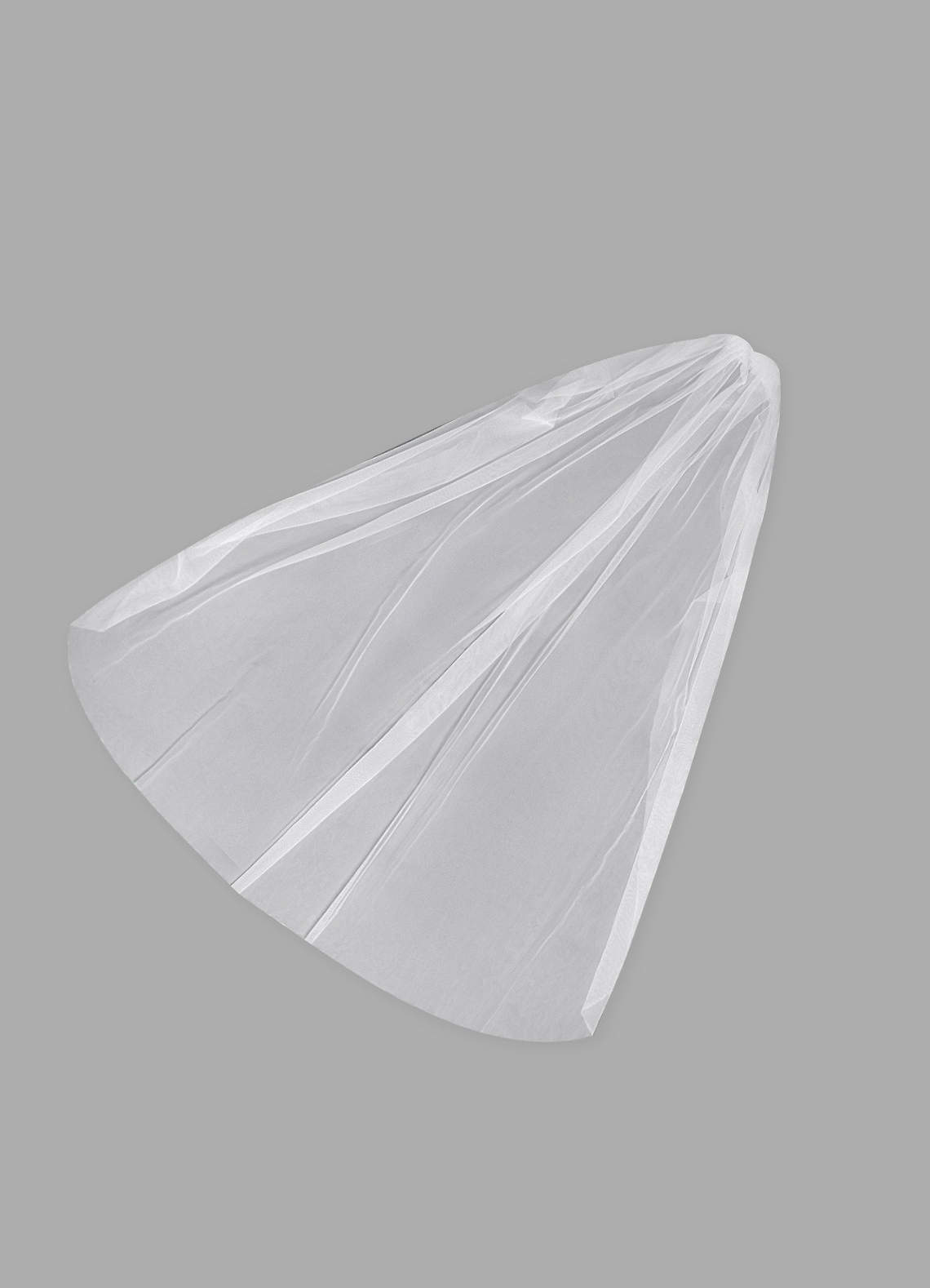 front Talia Fingertip Length Veil