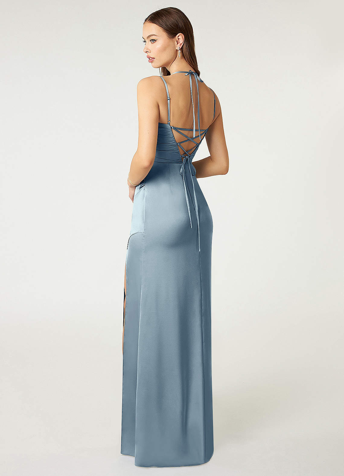 blue desi dress Desi Halterneck Maxi Dress