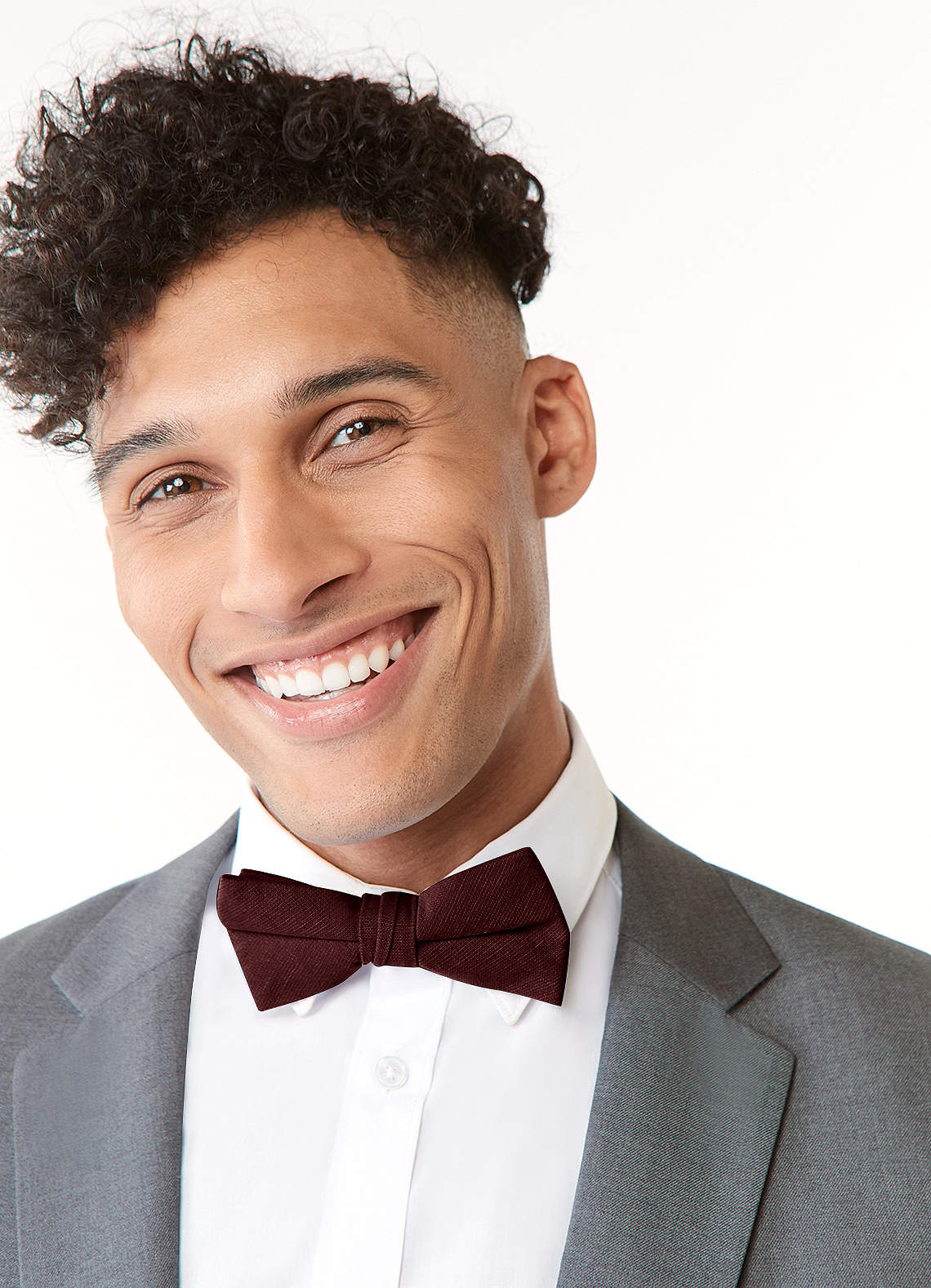 front Cotton Pre-Tied Bow Tie