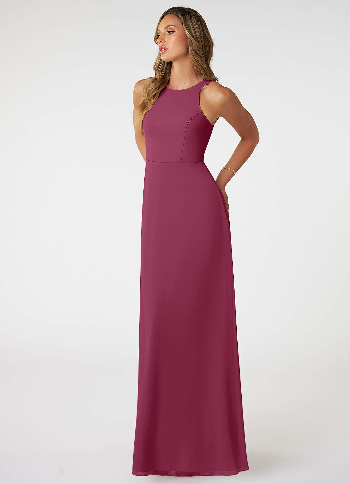 Azazie Aubree Mulberry Bridesmaid Dresses Azazie
