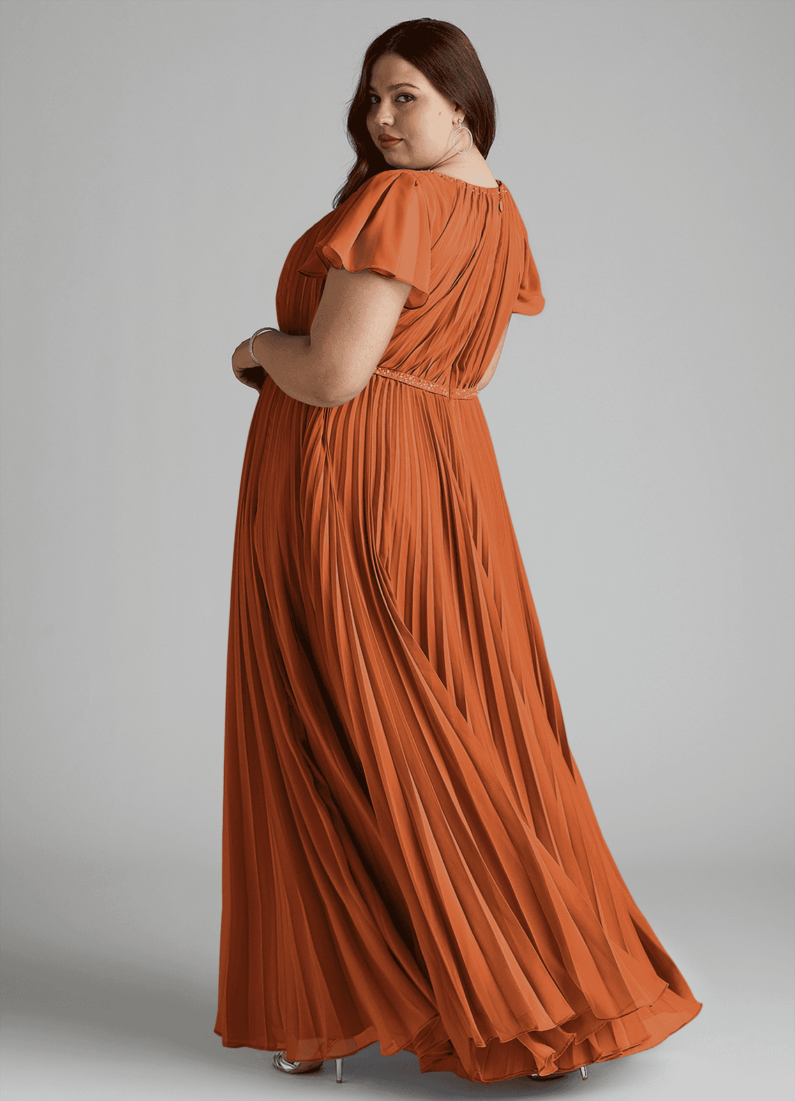 Azazie Kara Final Sale A-Line Pleated Chiffon Floor-Length Dress image10