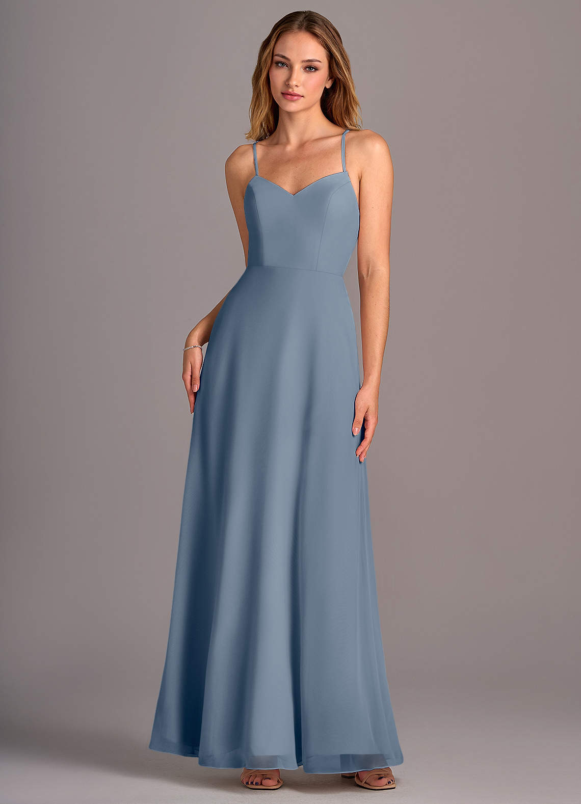 Azazie Mei Bridesmaid Dresses Twilight A-Line Chiffon Dress image1