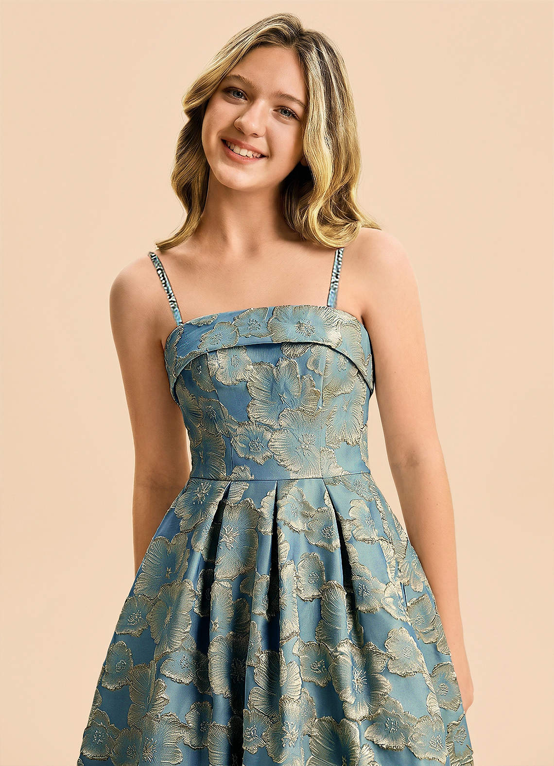 front Azazie Florentine Junior Formal Dress