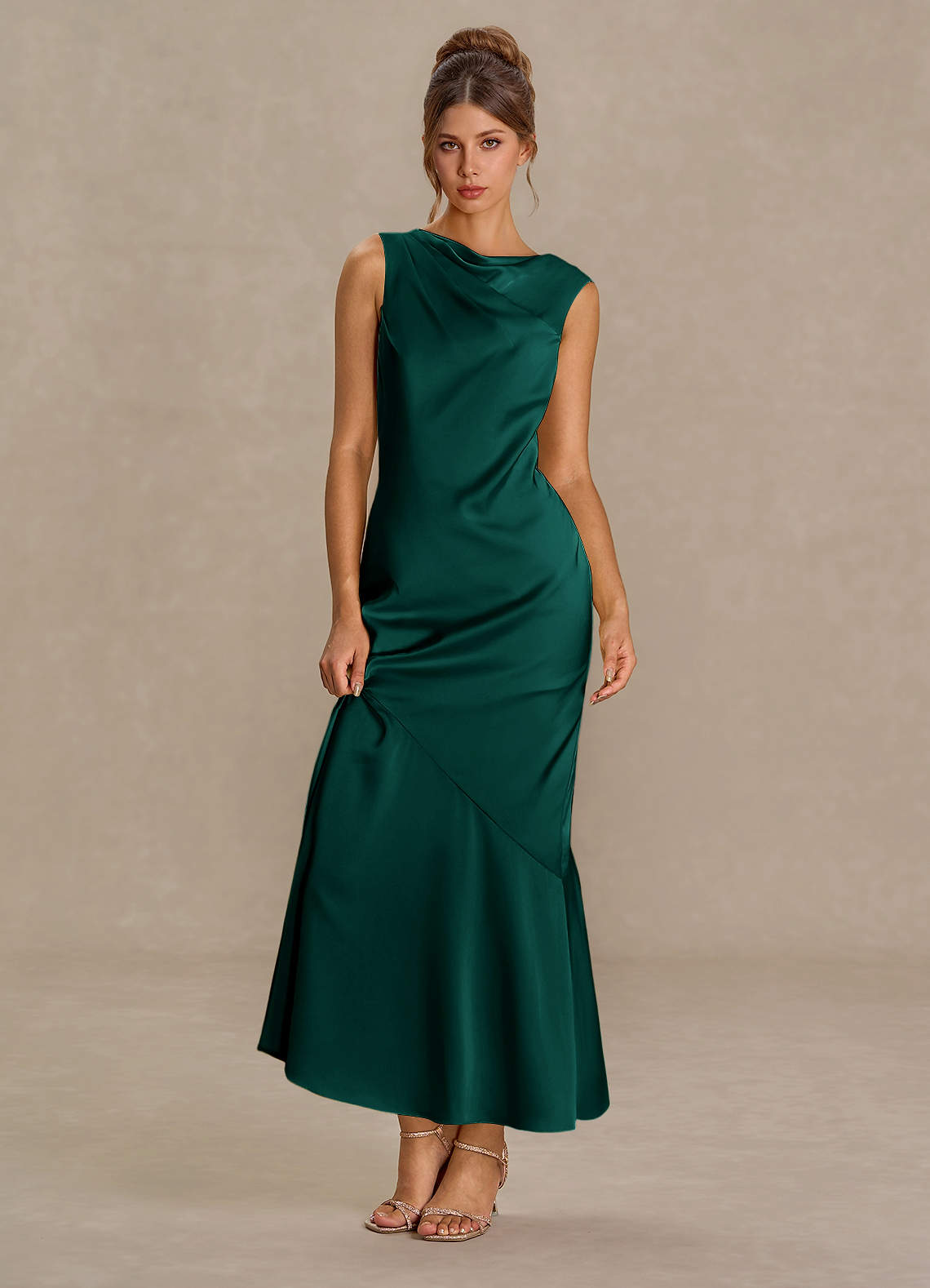 Aeliana Maxi Klänning Emerald image1