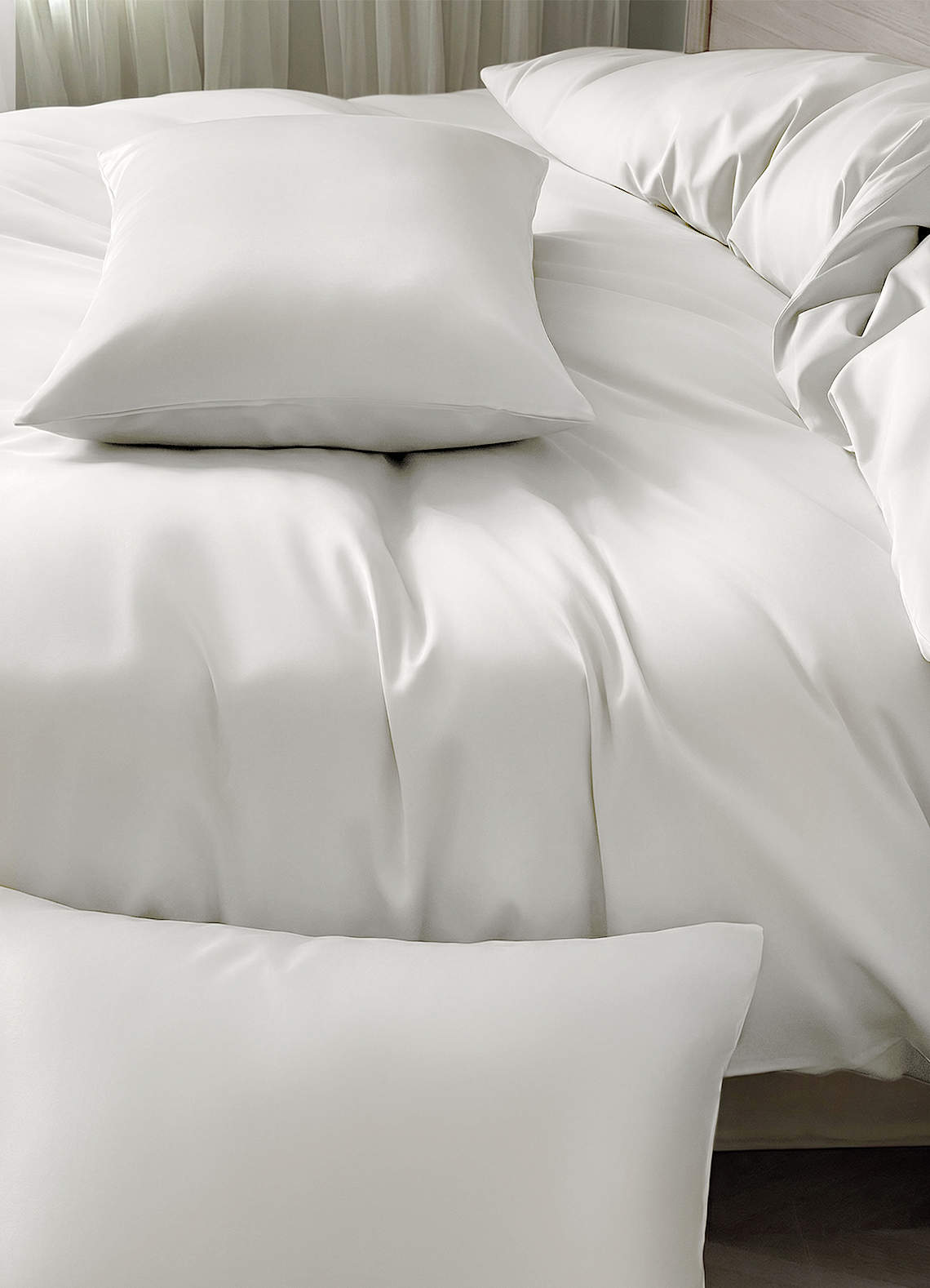 front 100% Washable Silk 2-Piece Pillowcases