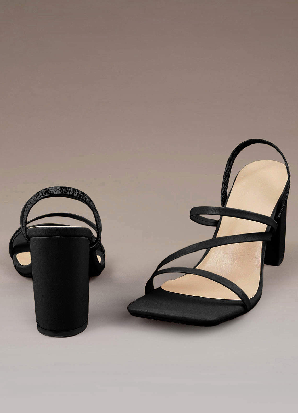 Girls black heeled sandals deals