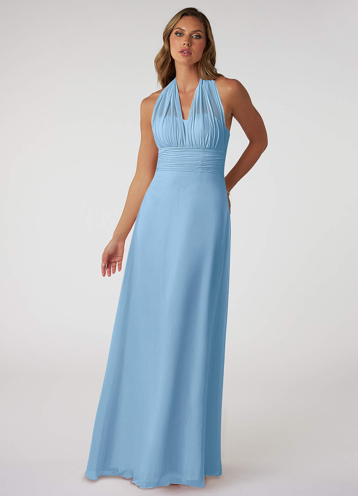 Azazie Fifi Steel Blue Bridesmaid Dresses | Azazie