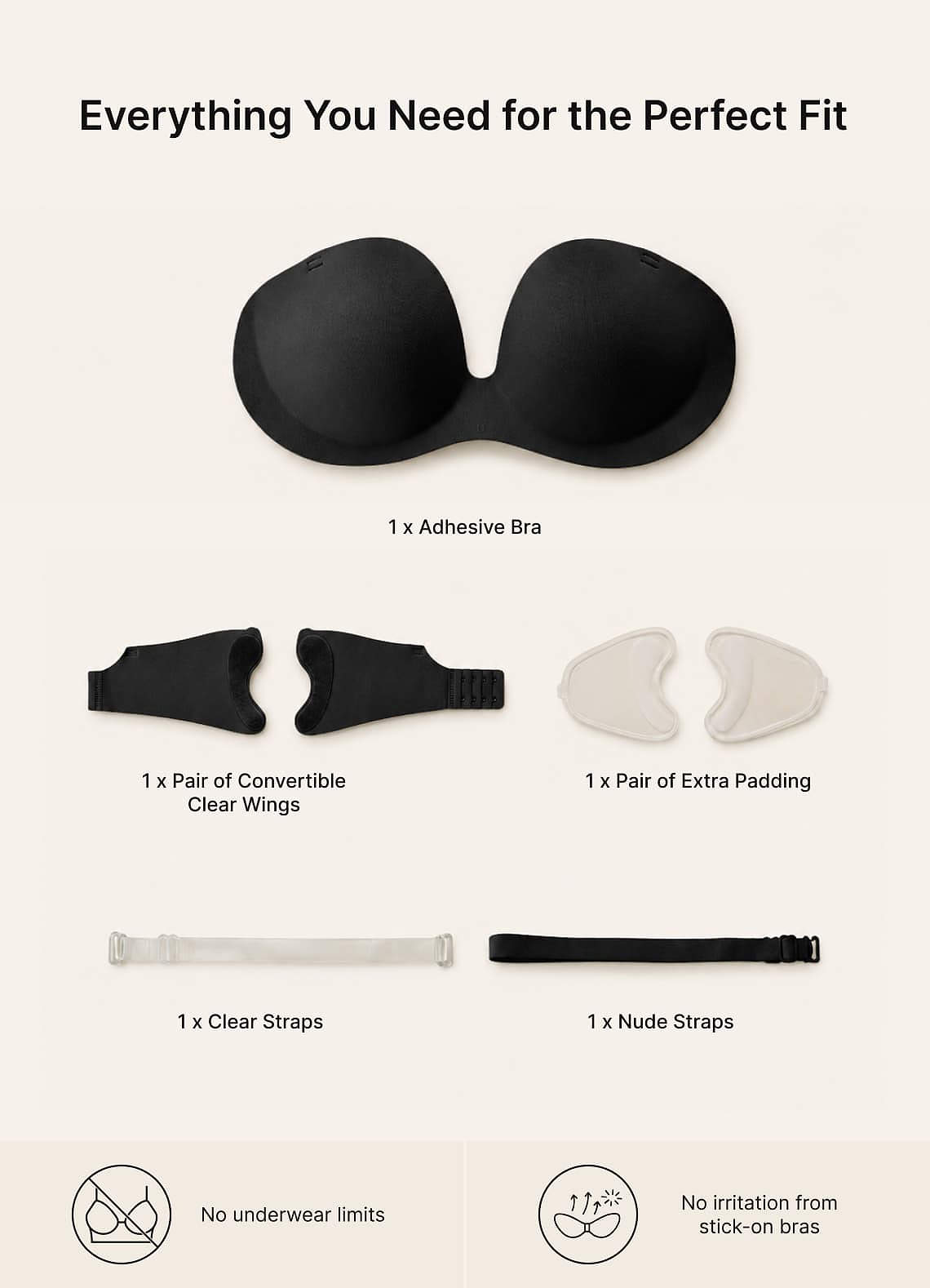 front Azazie Convertible Multiway Seamless Bra