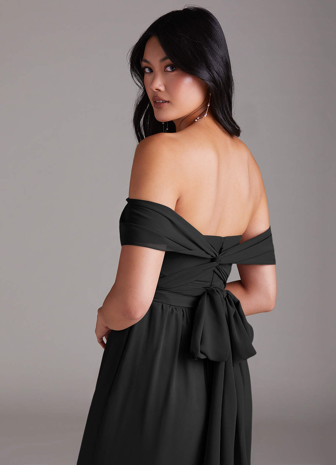Azazie Lamara Black Bridesmaid Dresses | Azazie
