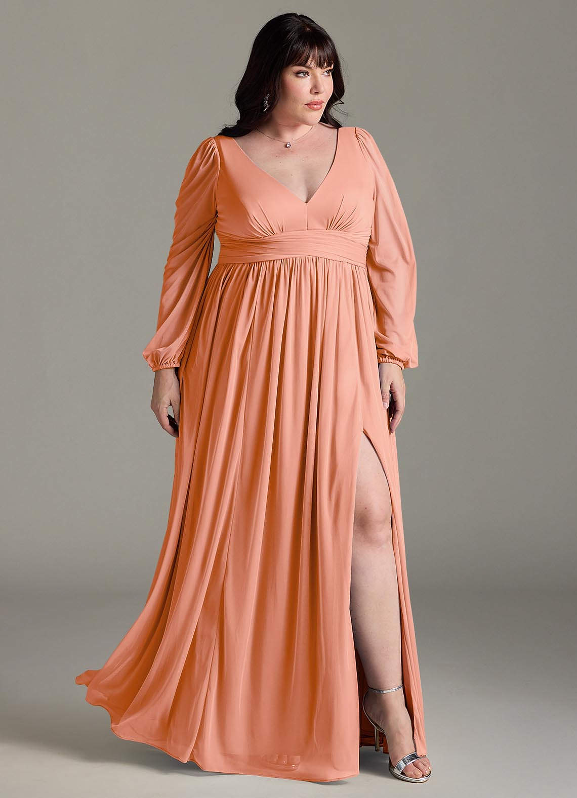 Azazie Norah Sunset Chiffon Bridesmaid Dresses | Azazie