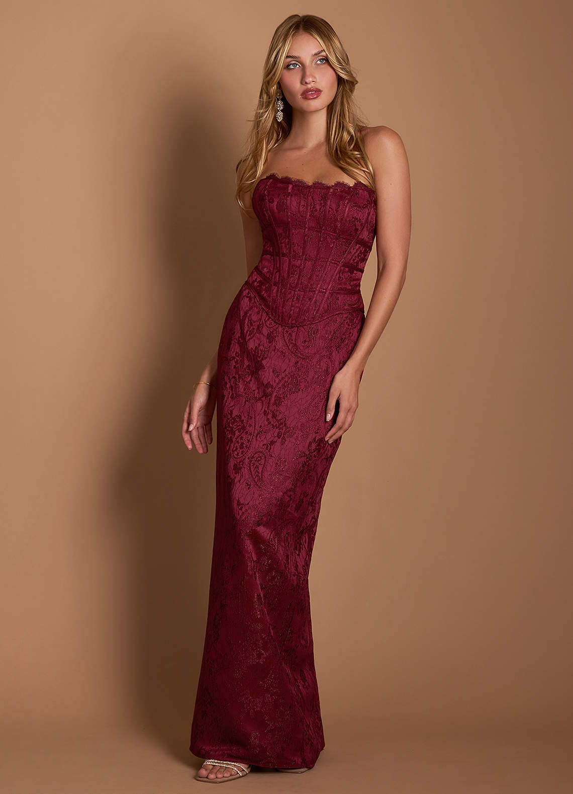 Koryn Dark Raspberry Two Piece Dress image7