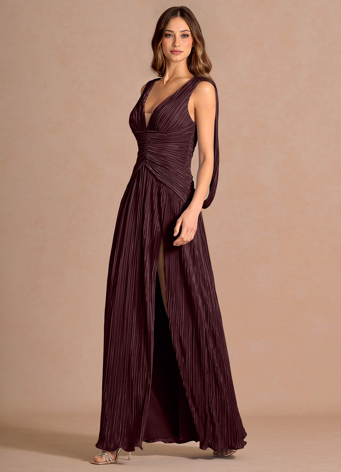 olive green wedding guest dress Tatum Keyhole Maxi - - XL - Fashion Style:Turtle neck label_low_stock Printed Dresses | Free Fully lined (two layers