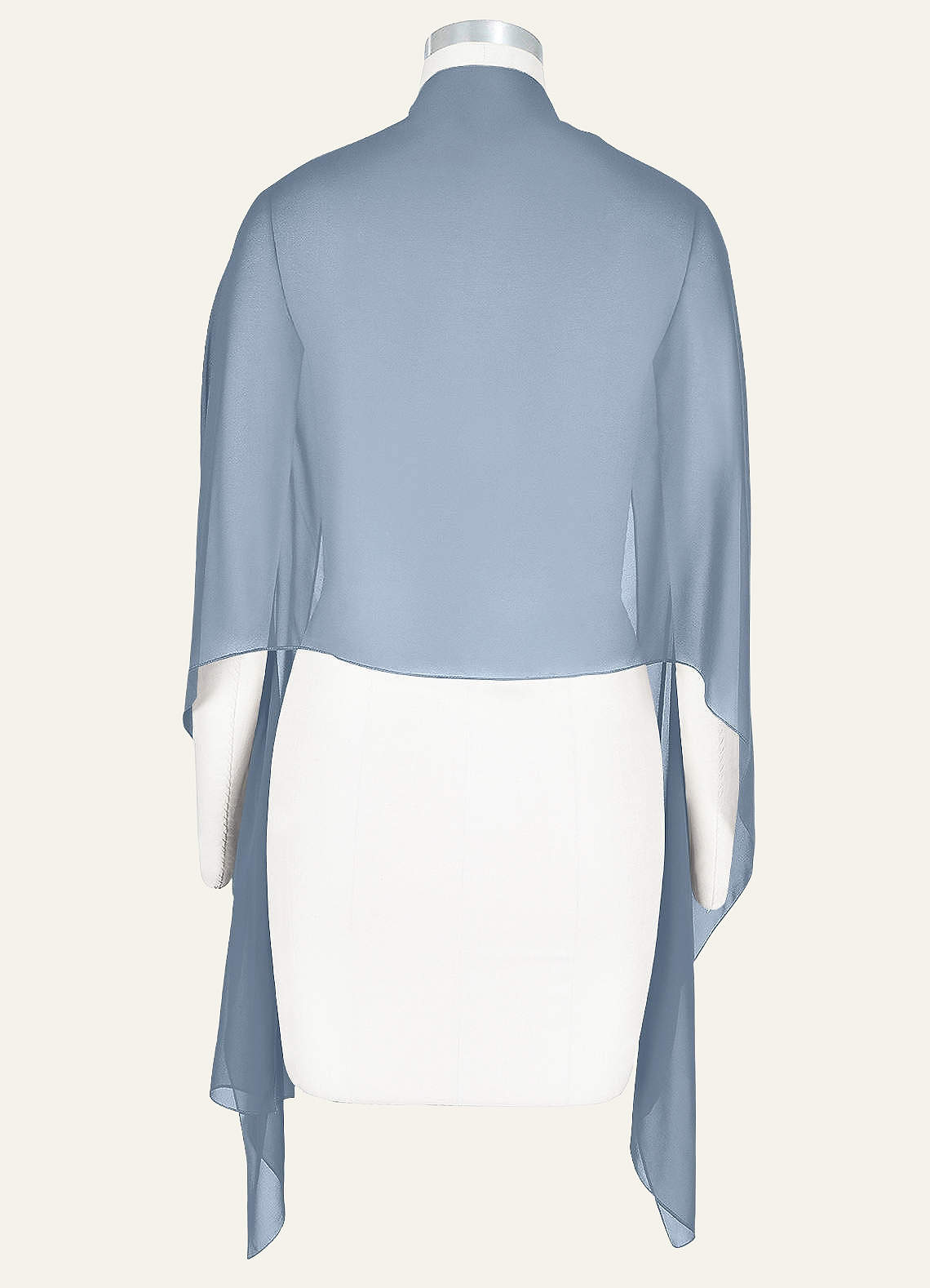 front Azazie Matching Color Ireland Chiffon Shawl