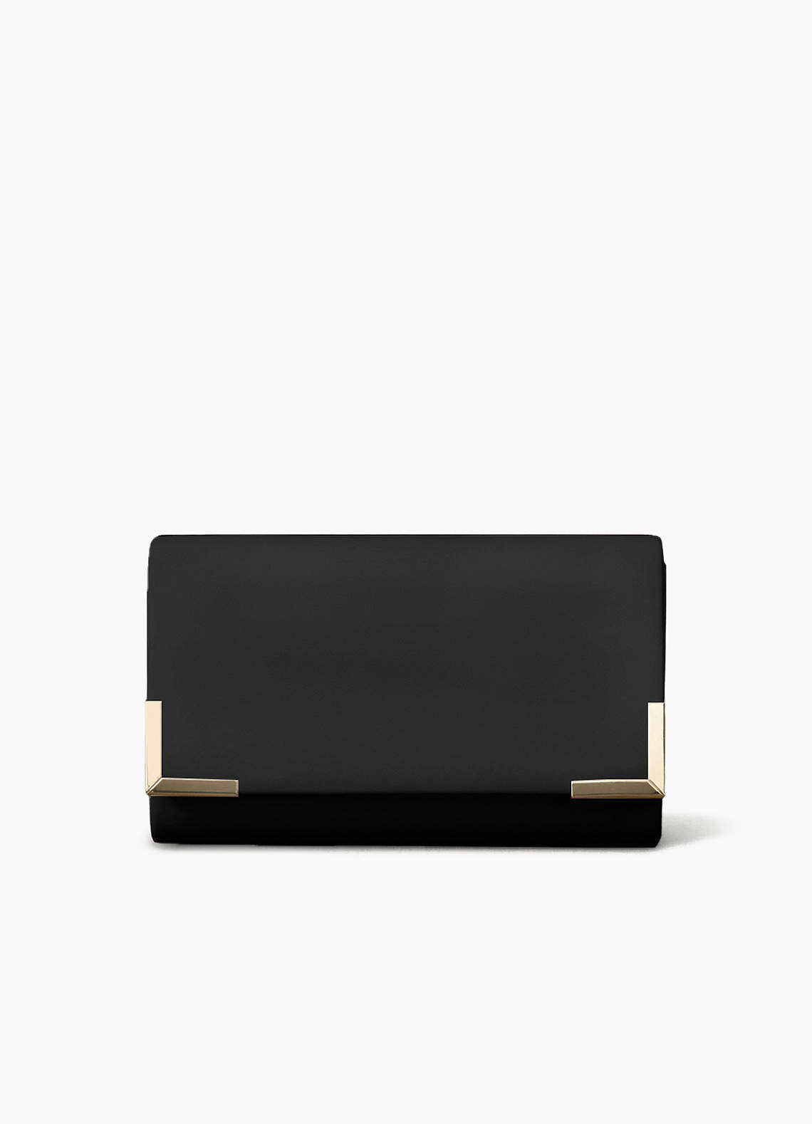 front Pu Metal Embellished Envelope Bag
