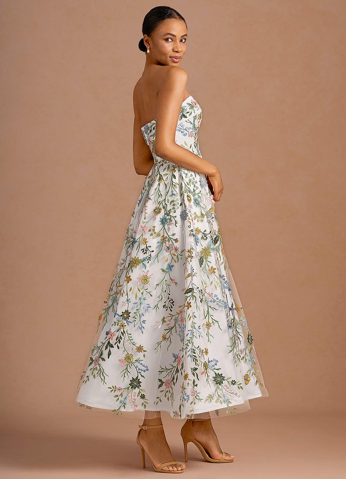 long chiffon evening dress Wedtrend Women Chiffon Dark Green Evening Dress A Line V Neck Floor Length  Mother Of The Bridal Dress With Half Sleeves – WEDTREND