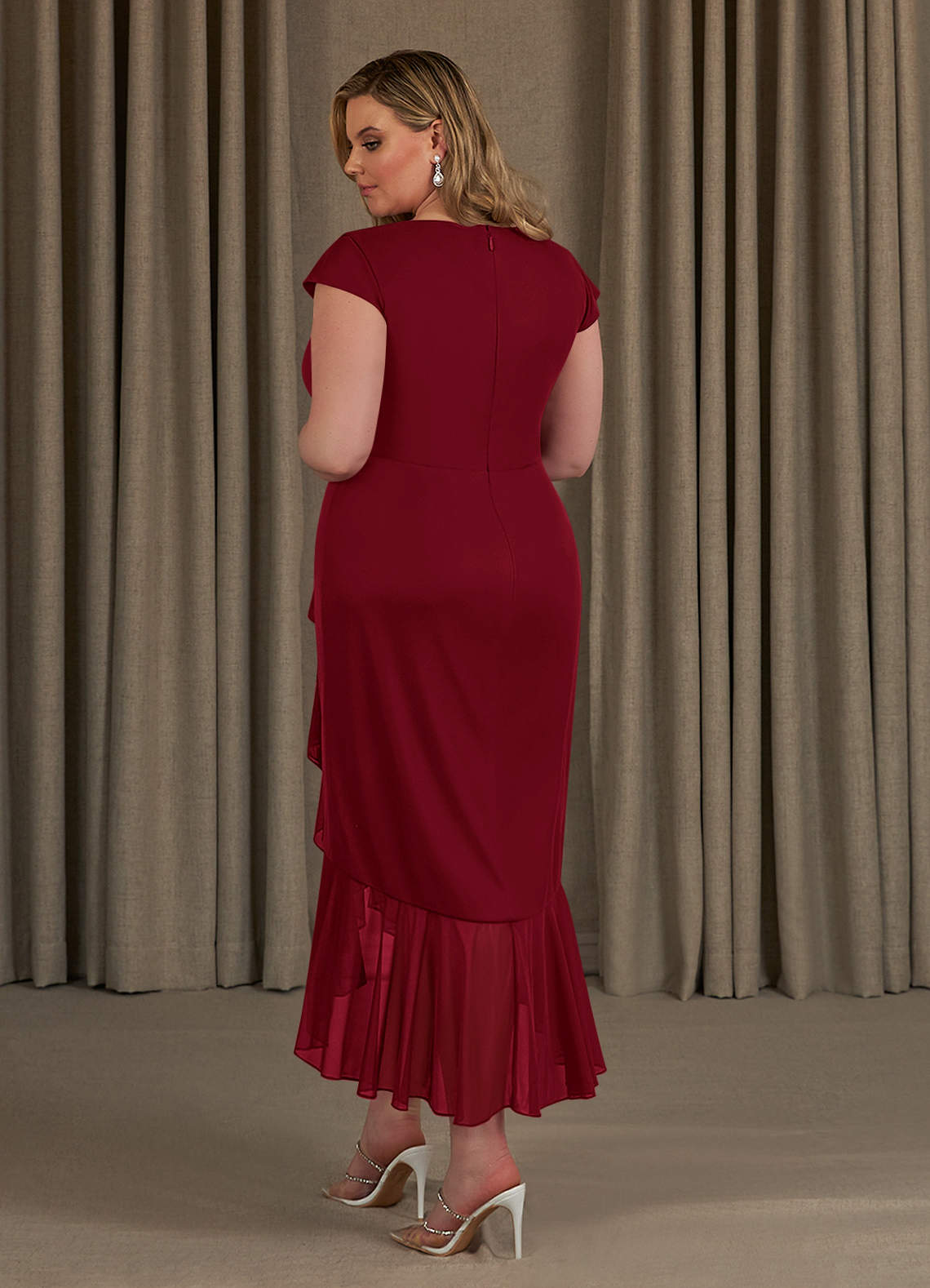 Burgundy Azazie Renetta Mother Of The Bride Dress Mother Of The Bride