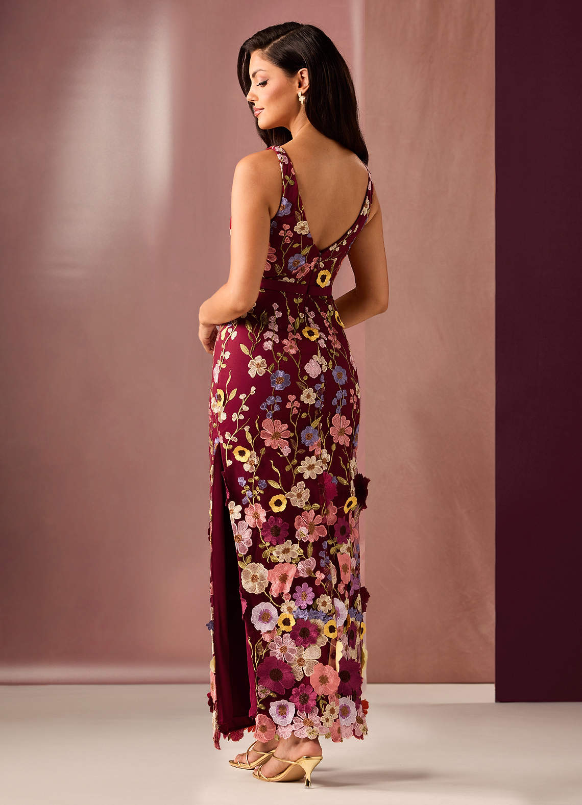 floral bodycon dress amazon Oakley Floral Maxi Dress main image 1