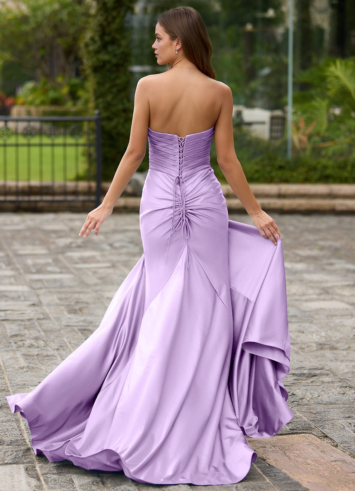 Glitz Lavender Mermaid Prom Dress image1