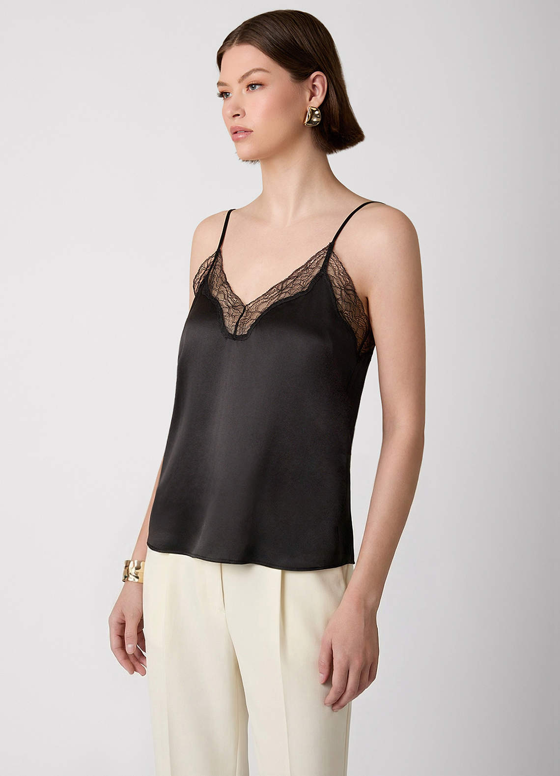 front Camisola 100% seda lavável