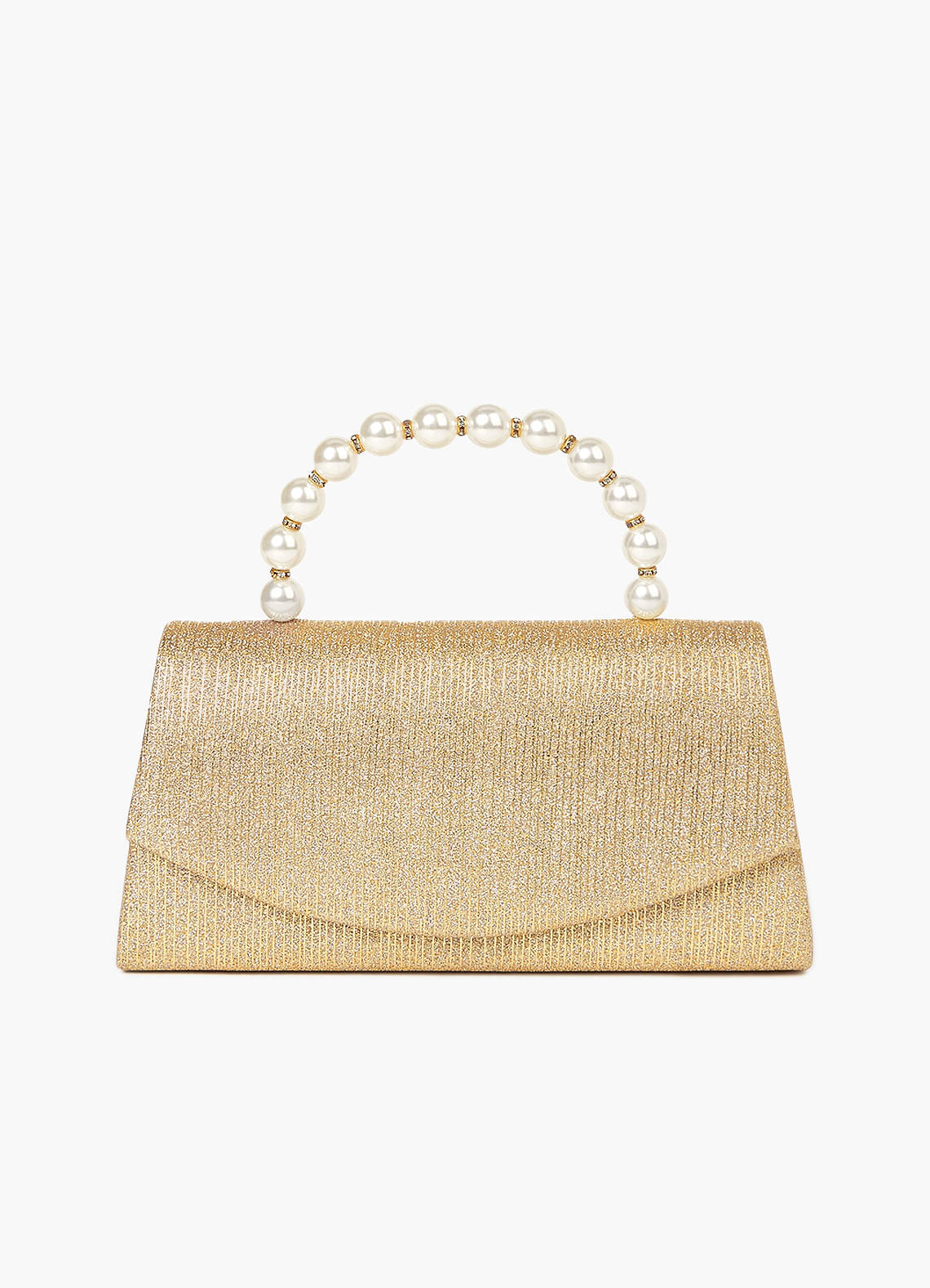 front Handtasche mit Glitzer und Perlen