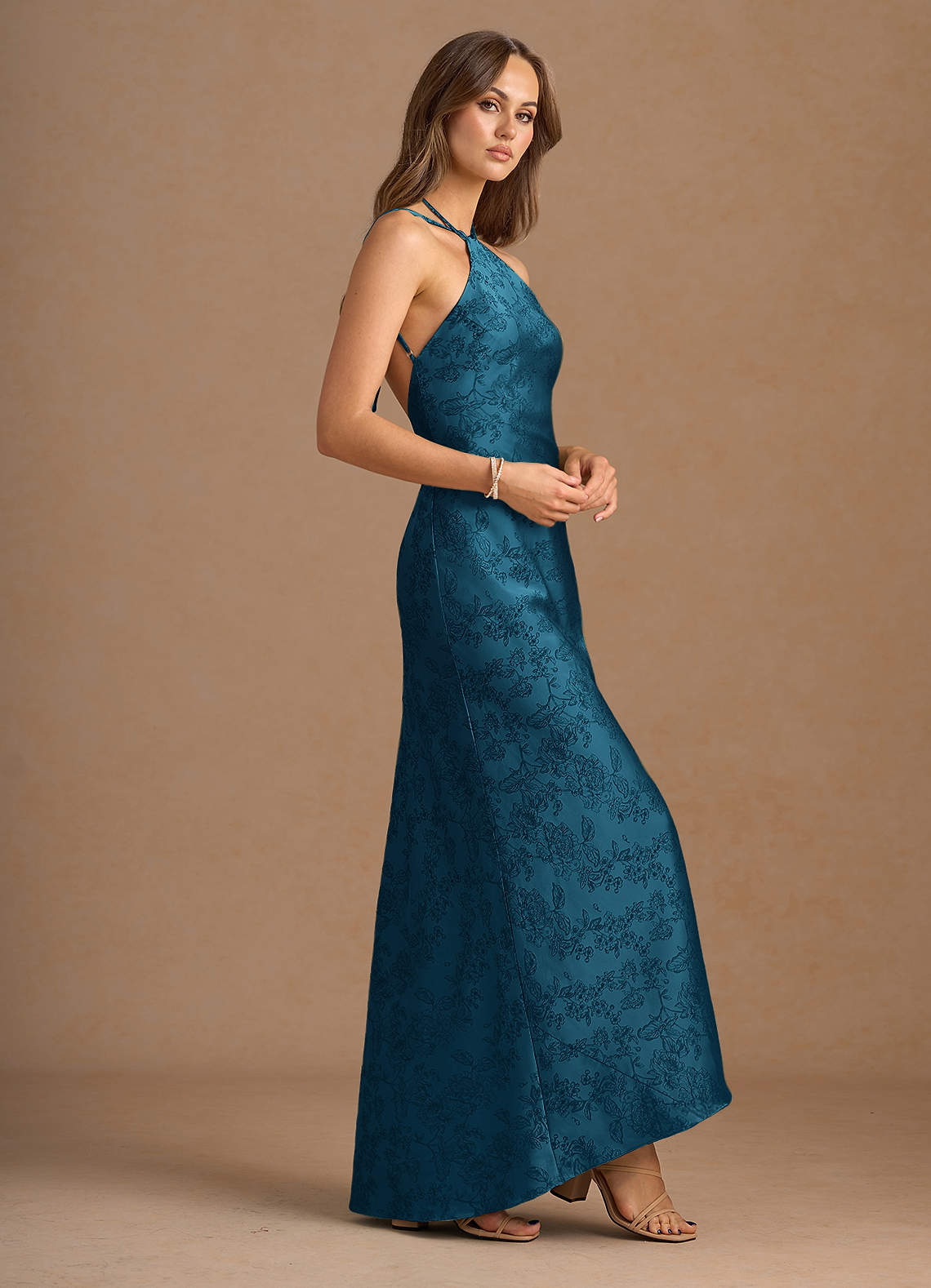 Floriane Navy Black Maxi Dress | Azazie Floriane Navy Black Maxi Dress | Azazie