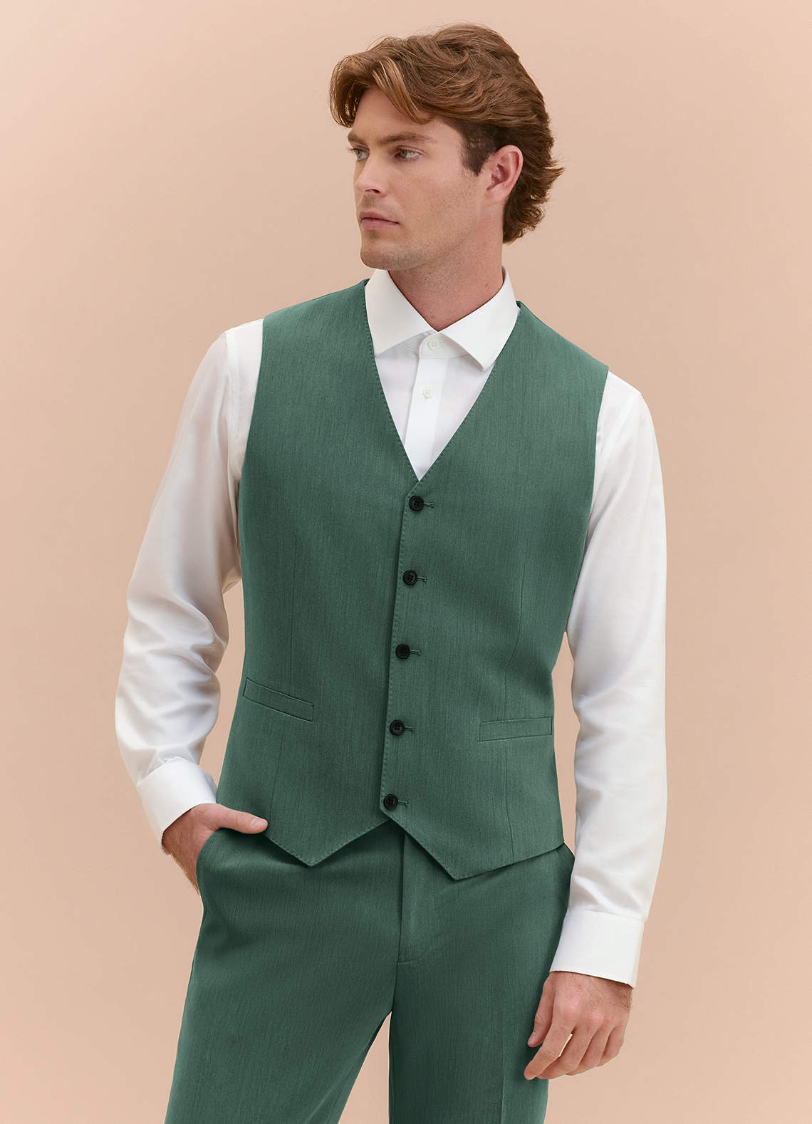 front William Eucalyptus Comfort Blend Suit Vest