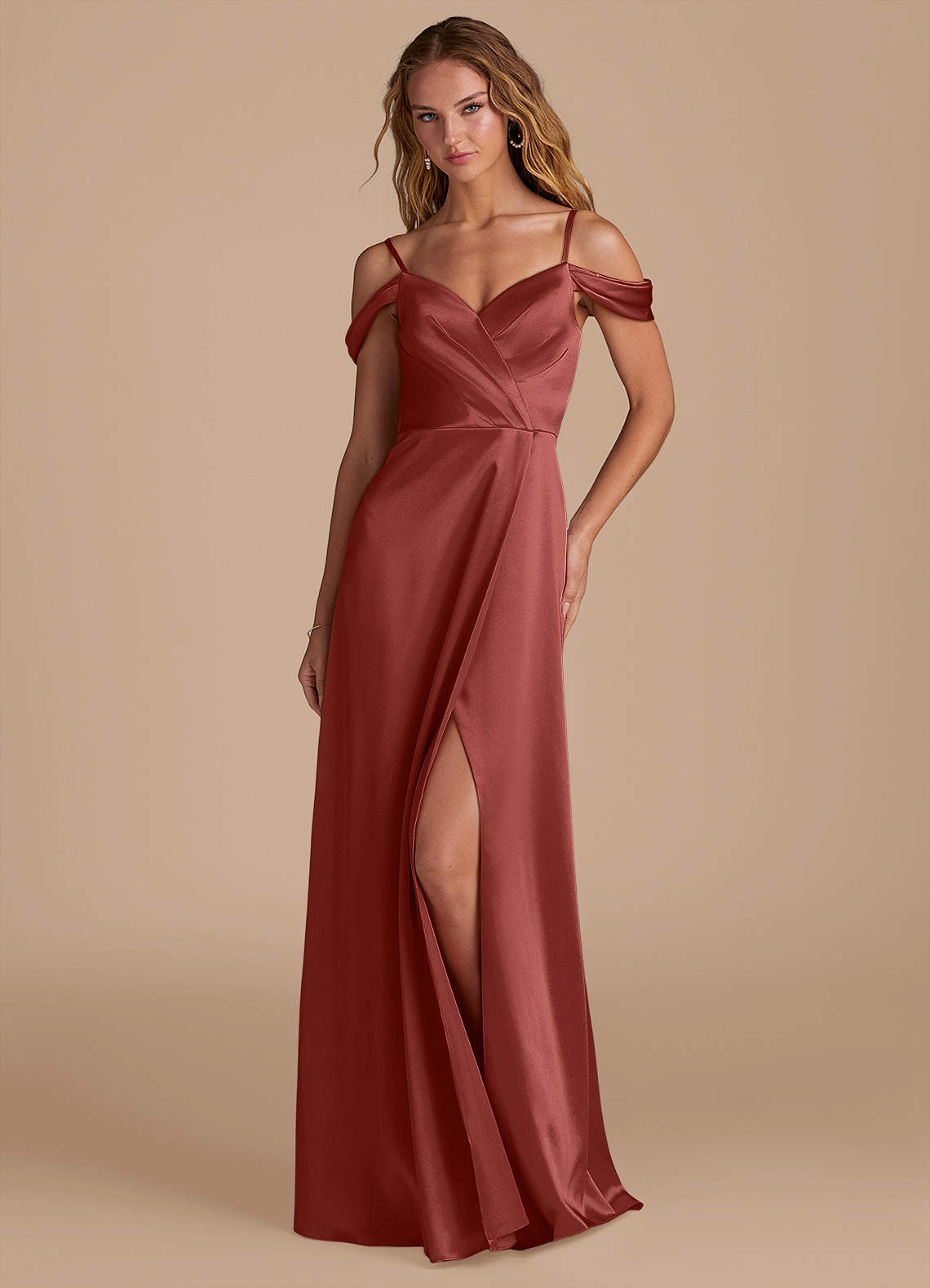 under the sea formal dress Nox Anabel E1532 Long Mermaid Prom Dress Fuchsia / 14 main image 0