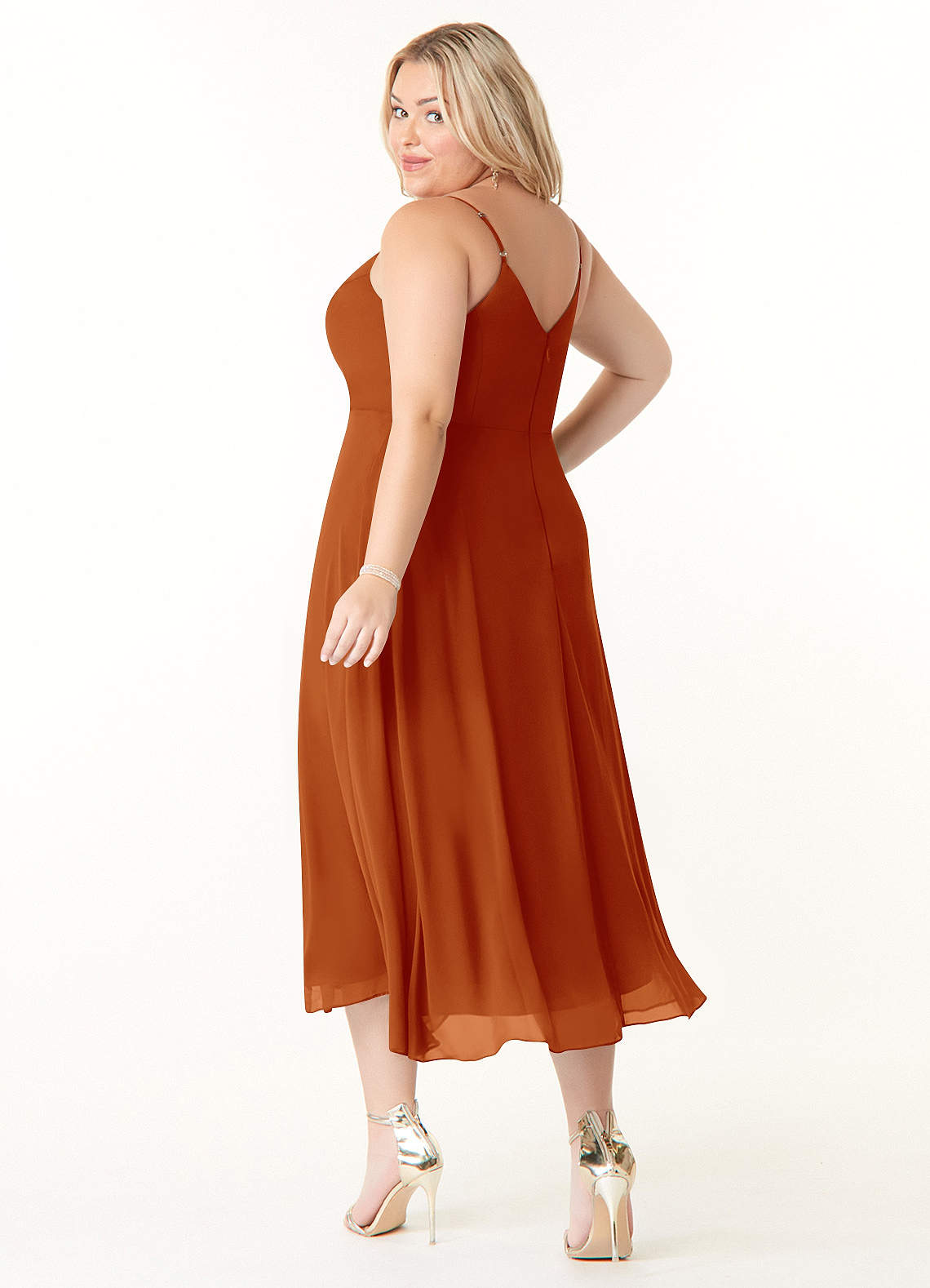 Paprika Azazie Clarissa Bridesmaid Dresses Azazie