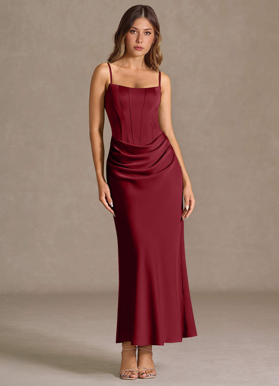 Katelyn Maxi Klänning Merlot image1