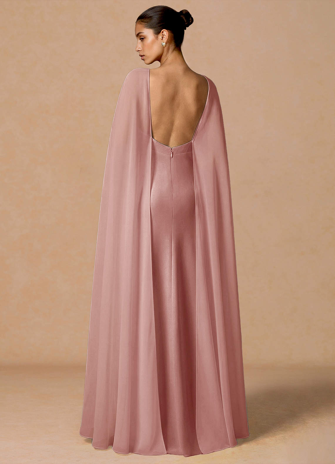 Primrose Dusty Pink Maxi Dress | Azazie