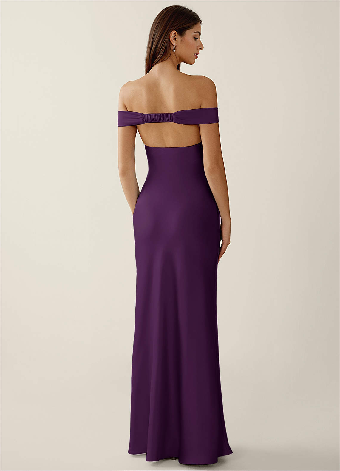 grape homecoming dress Gwendonme Satin Crystal Linen Prom Maxi_Lace_Dress