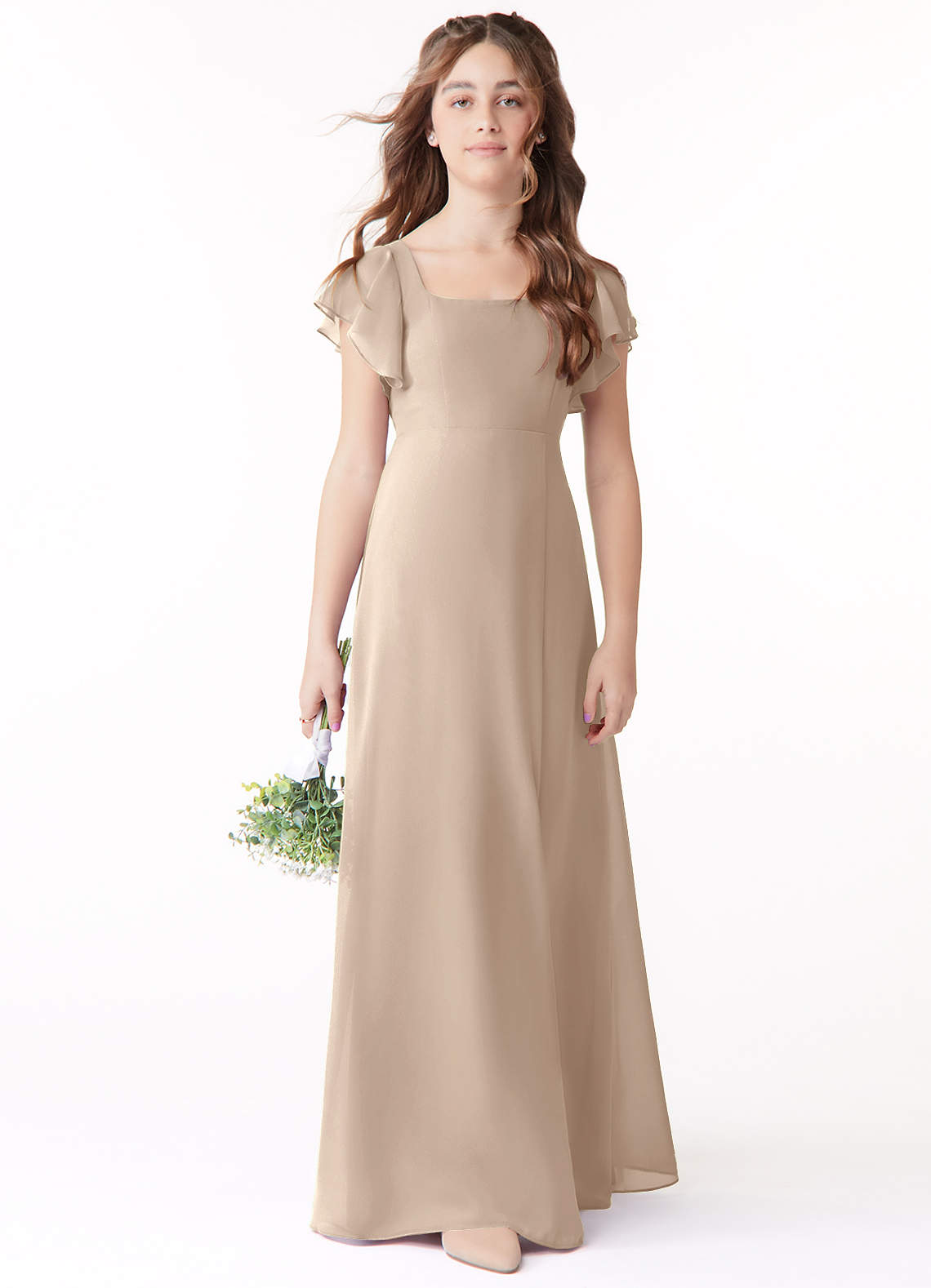 one-shoulder chiffon bridesmaid dress with cascade Red High-Low Wrap Gown Color:Light Pink and Green From the back valentine's day COOFANDY Dress Shirts for