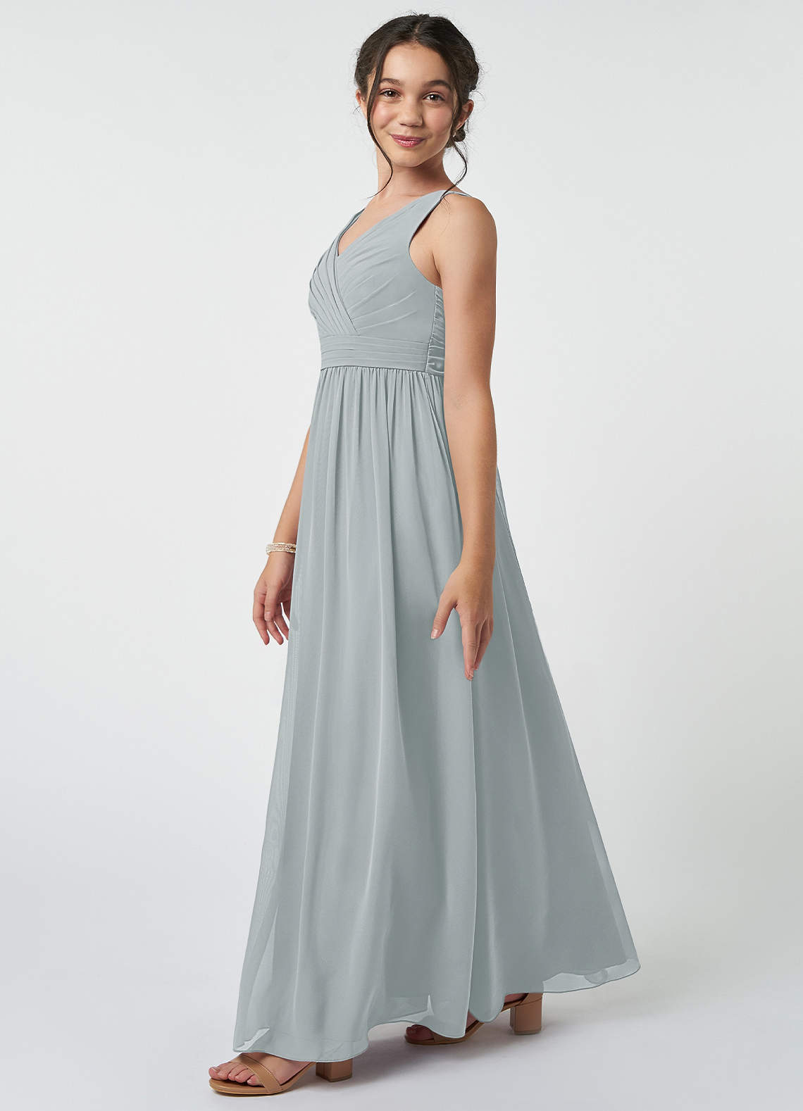 Azazie Kora Junior Bridesmaid Dress in ...