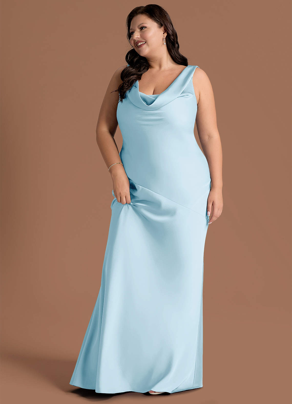 Rylina Sky Blue Maxi Dress image1