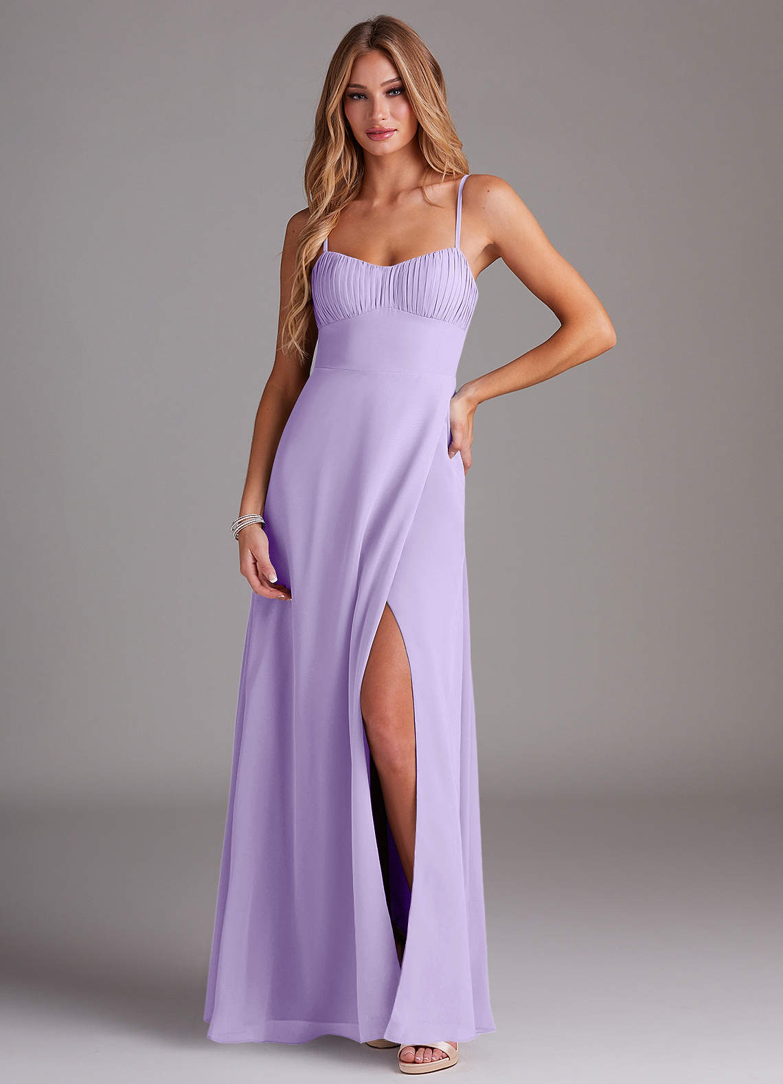 Azazie Breonna Ready to Ship Lilac Chiffon Bridesmaid Dresses | Azazie Azazie Breonna Ready to Ship Lilac Chiffon Bridesmaid Dresses | Azazie