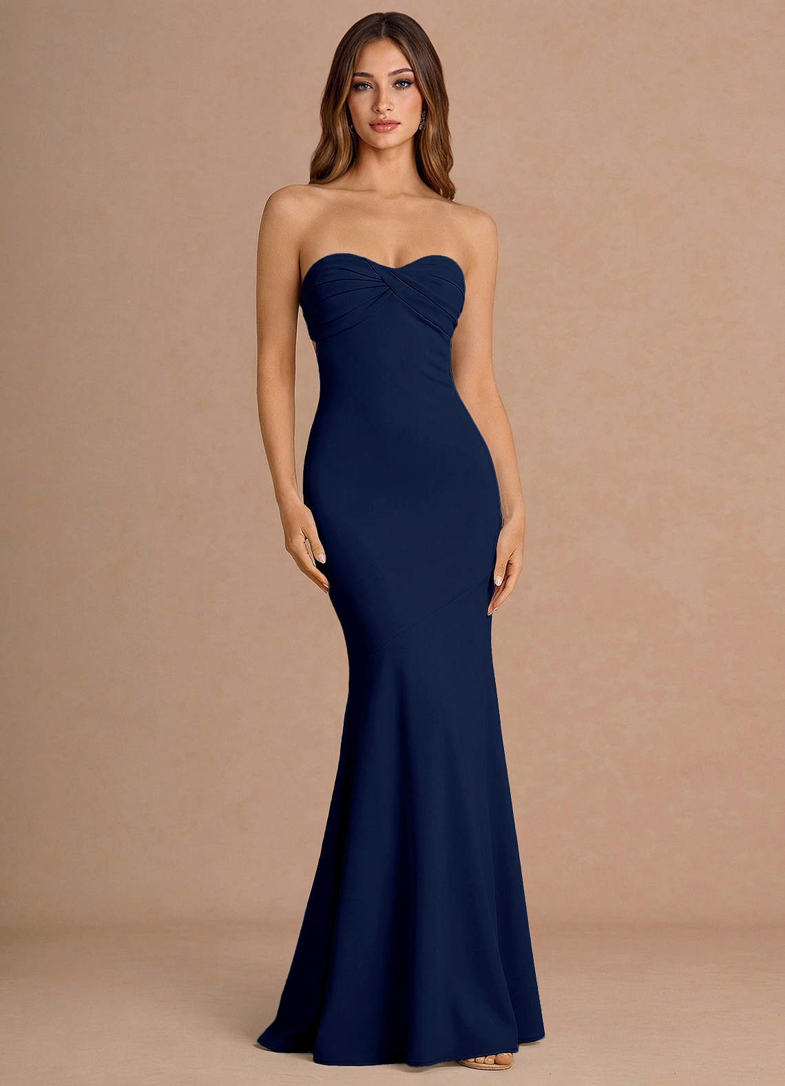 Elowen Navy Maxi Dress | Azazie IE