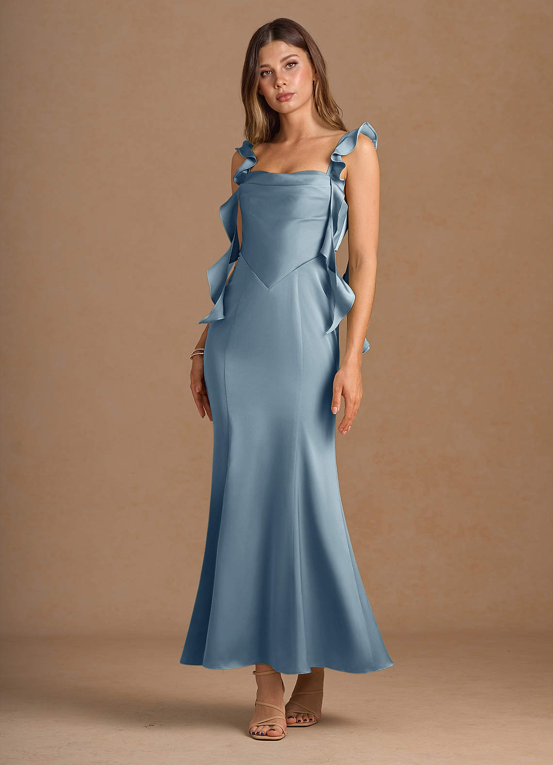Robe Longue Poudre Bleue Lilibet image1