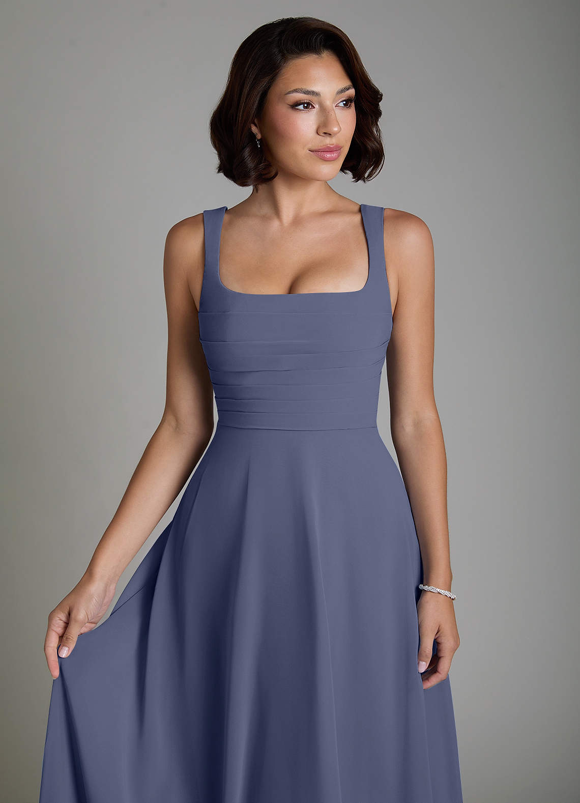 Azazie Azaria Stormy Chiffon Bridesmaid Dresses